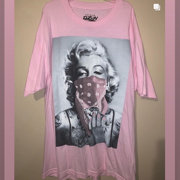 Popular Poison Tops - Marilyn Monroe Graphic Tee